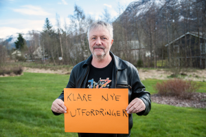 Person som forteller hva mestring betyr for vedkommende: Det er å klare det eg ha klart før og ikkje minst å klare det som eg ikkje har klart før, men eit nytt mål som eg har sett meg.